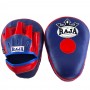 Raja Boxing RPM-6A Лапы Боксерские Тайский Бокс Гнутые Сине-Красные